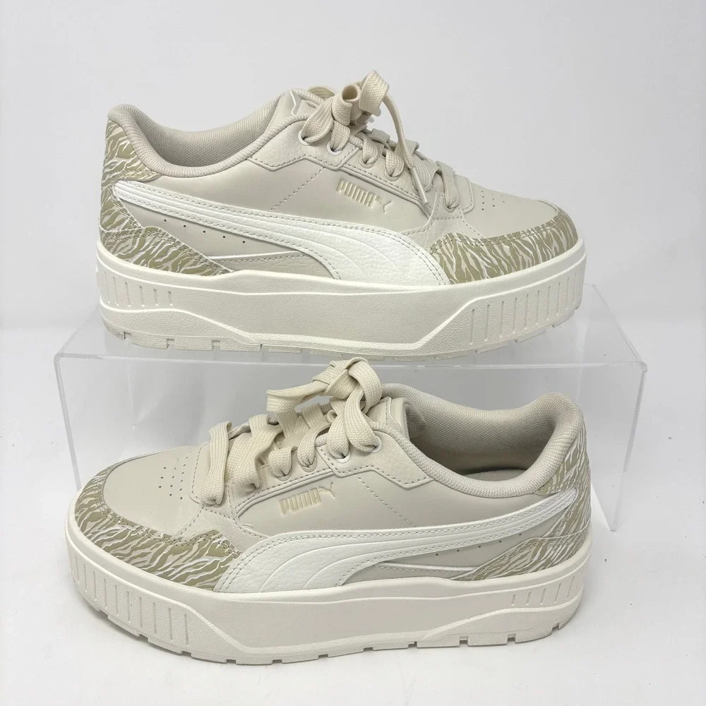 PUMA Women's Karmen II Idol Animal Fever Trainers Zebra Womens Size 8 - Picture 3 of 7